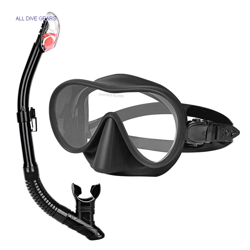 Adult Frameless Scuba Diving Mask - Soft Silicone Skirt, Perfect Sealing