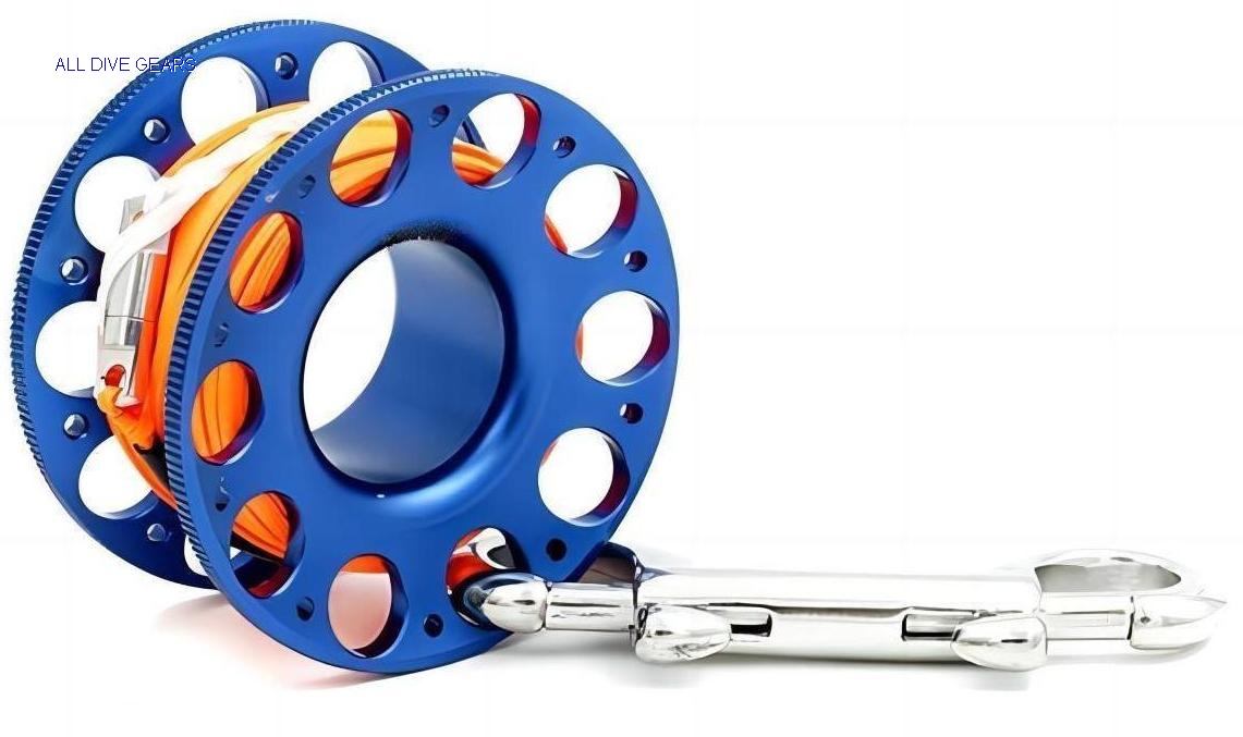Water Sport Equipment Aluminum Alloy Scuba Diving Spool Reel